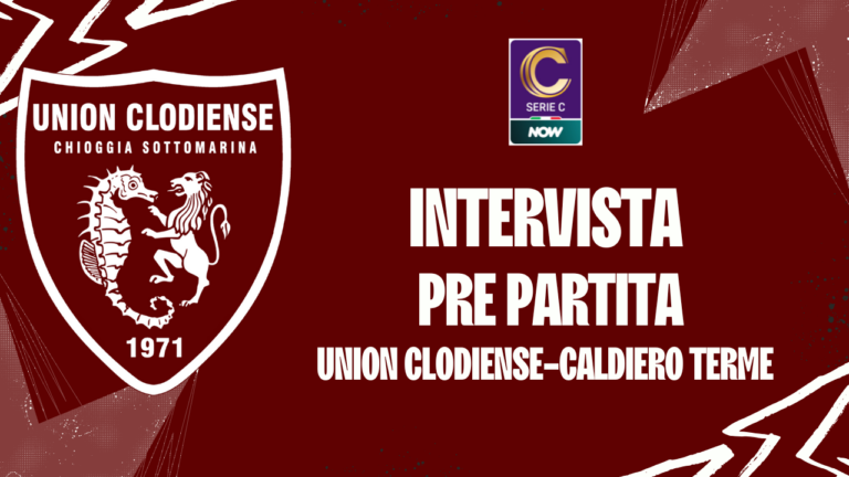 UNION CLODIENSE-CALDIERO TERME: LE PAROLE DI BRUNO TEDINO