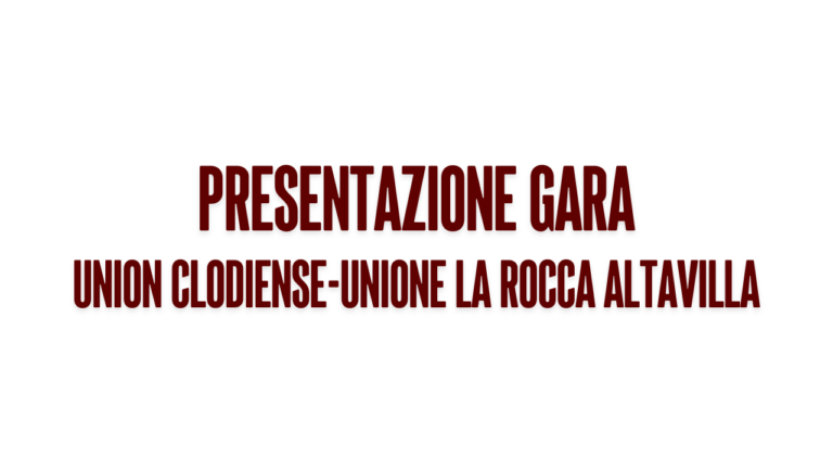 IL PRE PARTITA CON MISTER VECCHIATO
